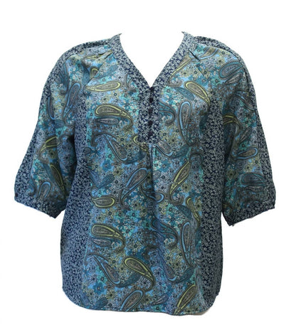 Women's Paisley Print Top