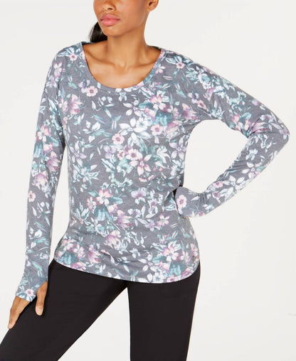 Floral Print Drop Shoulder Top