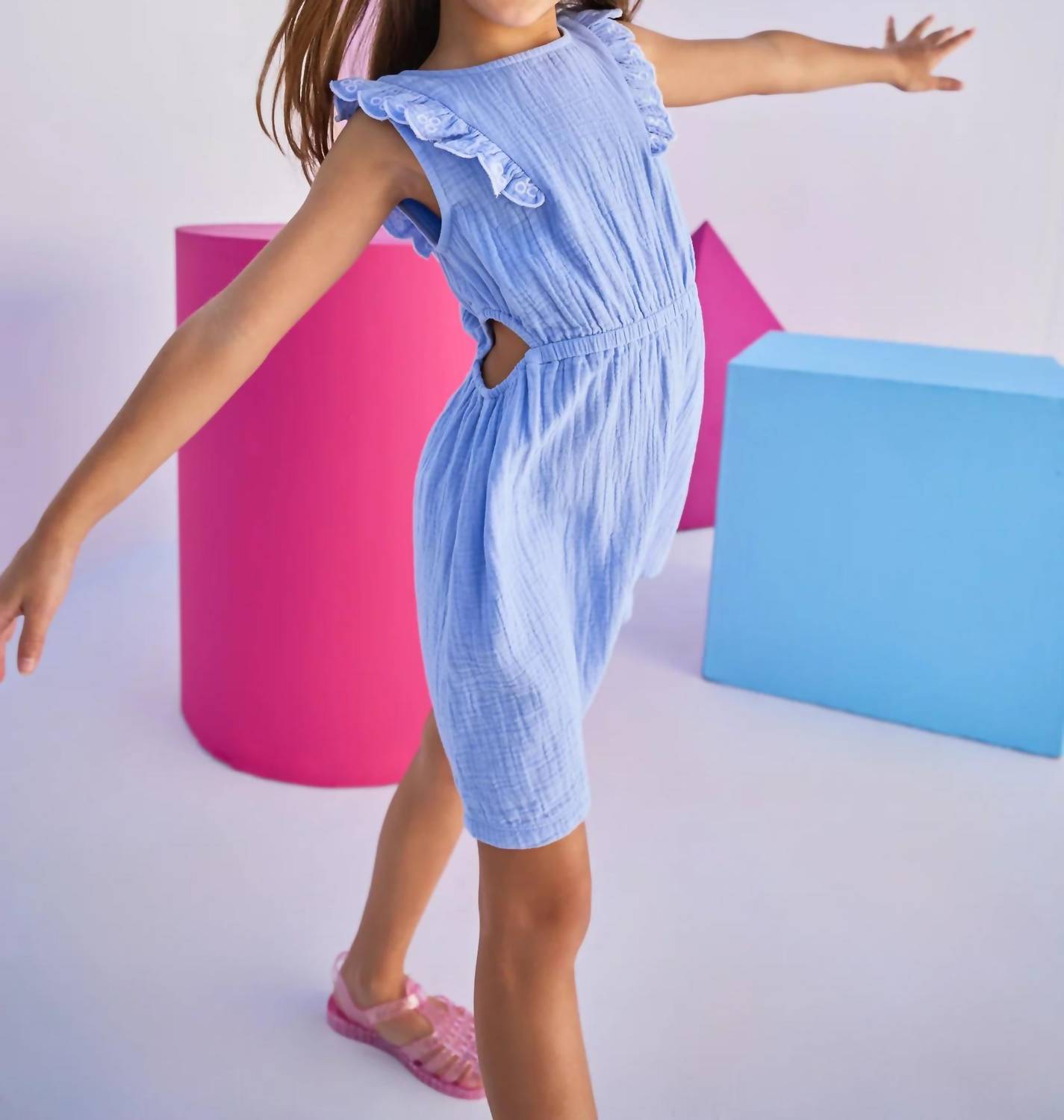 Cutout Ruffled Dress