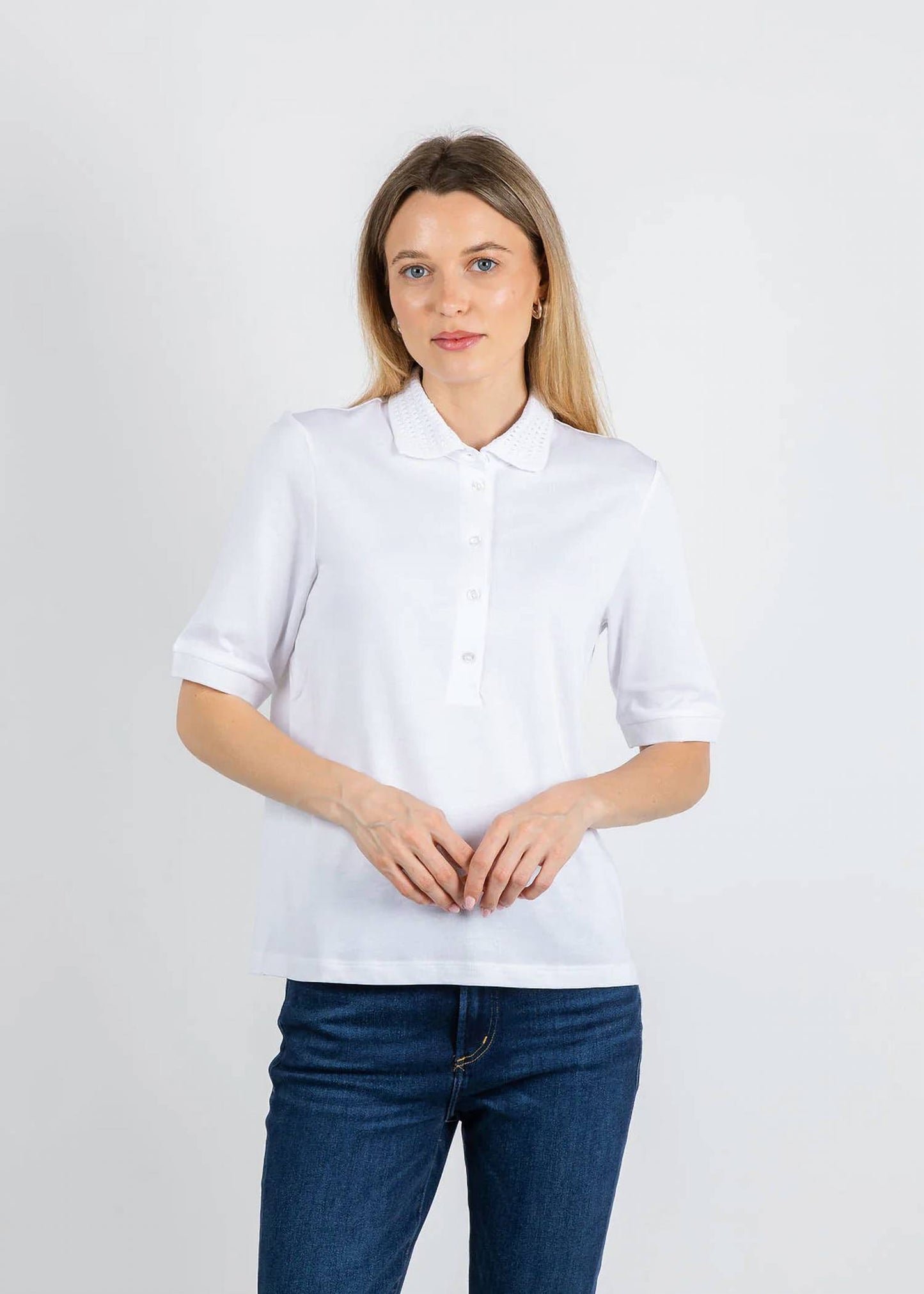 Crochet Collar Polo