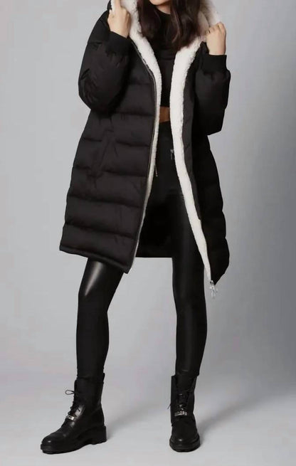 Fux Fur-lined Puffer Coat