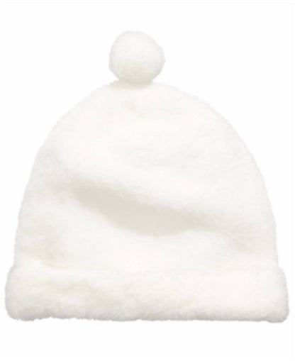 Junior Boys Faux Sherpa Pom Pom Hat