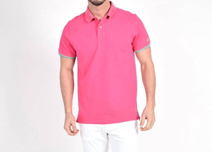 Double Sided Multi Colored Striped Collar Polo