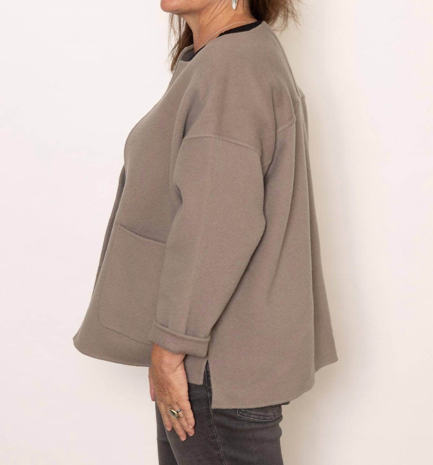 Evam Eva - 3/4 Sleeve Short Coat - Rack Hunt -