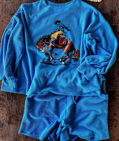 Western Buckin’ Horse Set