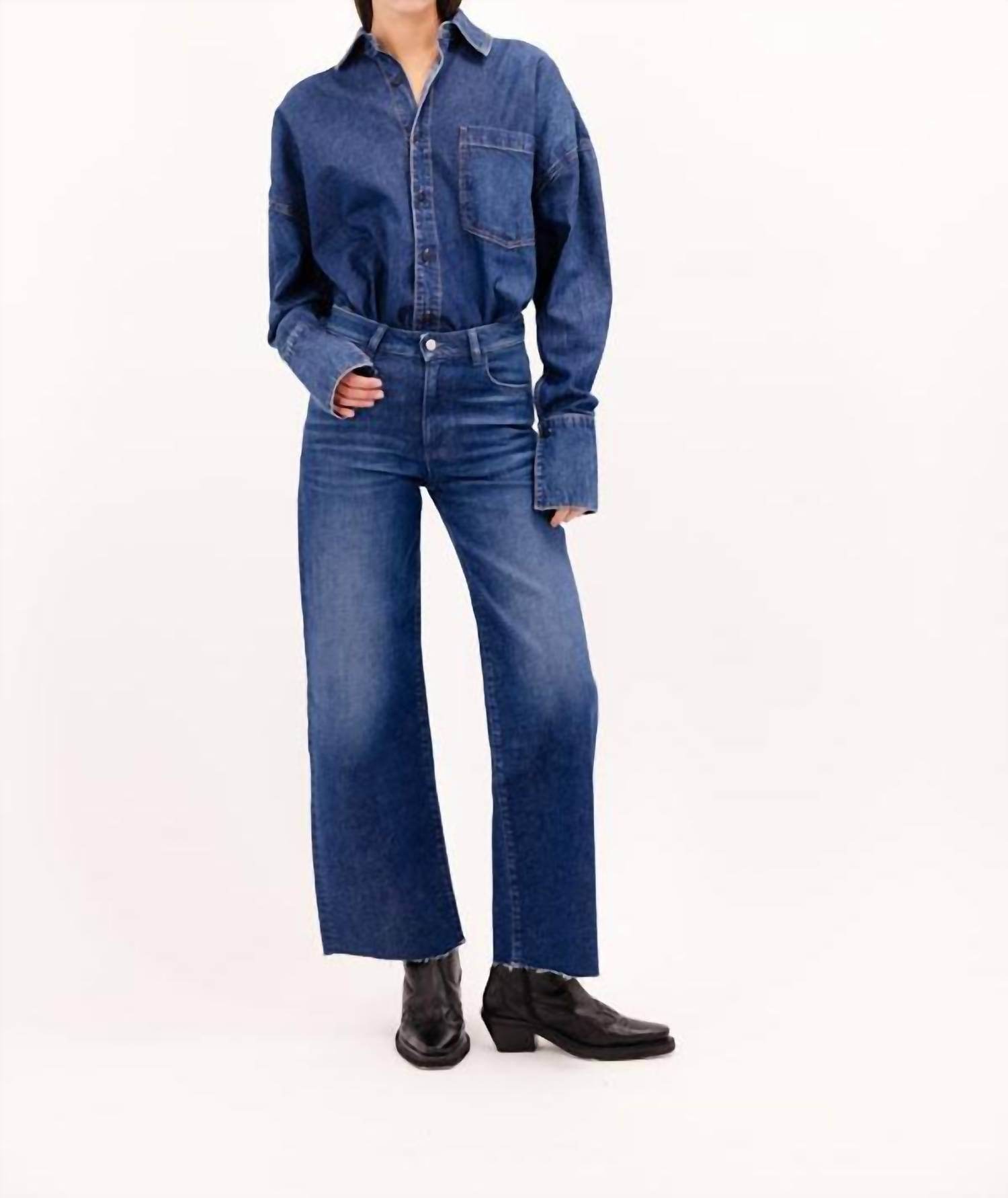 Icon Denim LA - Angie Cropped Flare Jean - Rack Hunt -