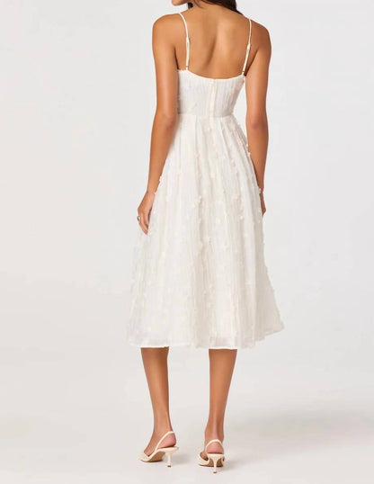 Avani 3d Floral Midi Dress