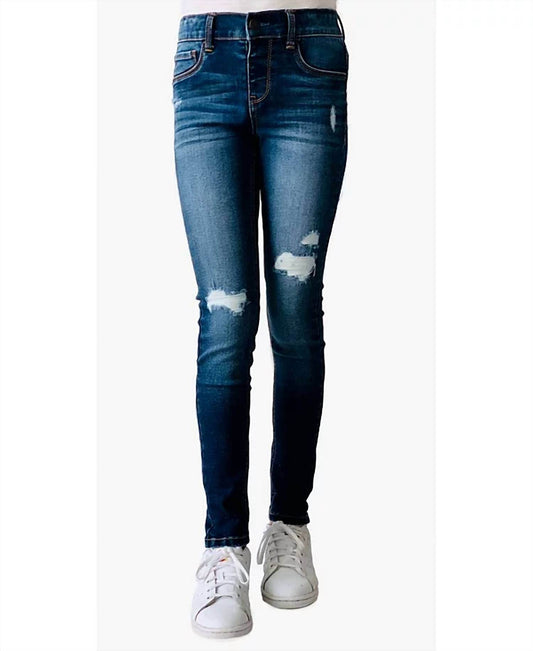 Imperial Star - Big Girls Destructed Denim Skinny Jeans - Rack Hunt -