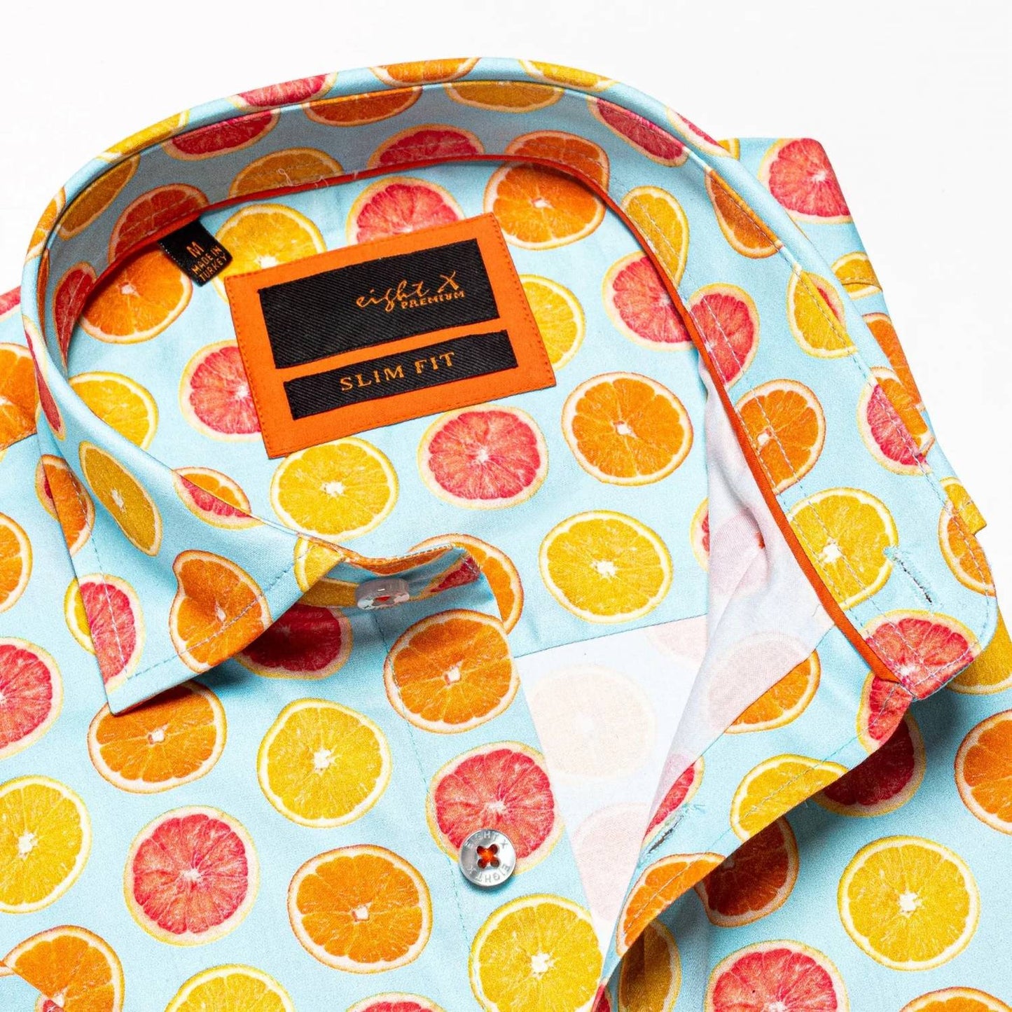 Citrus Squeeze Short Sleeve Button Down Shirt