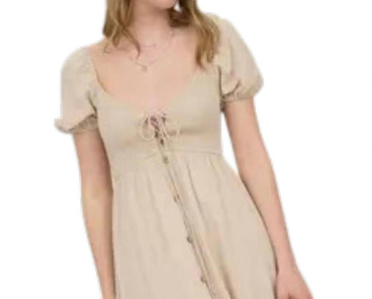 Smocked Front Tie Midi Sundress
