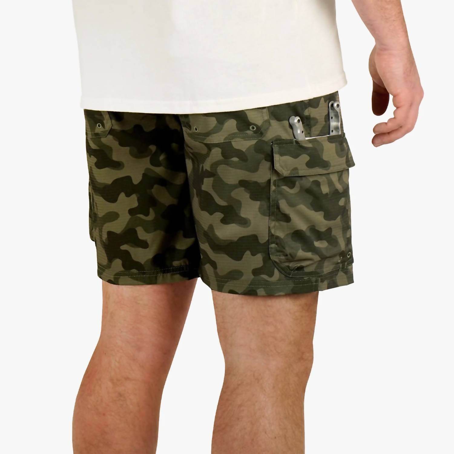 AFTCO - Men's Deckhand Camo Short - Rack Hunt