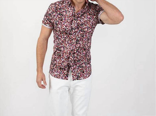 Button Up Sparks Short Sleeve Shirt