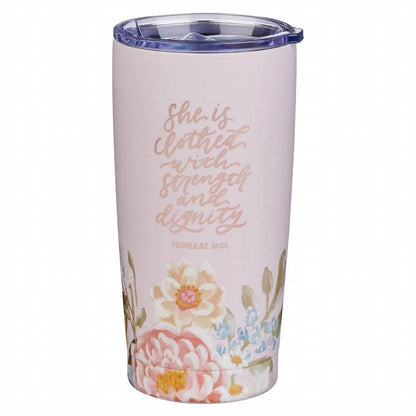 Strength & Dignity Prov. 31:25 Tumbler
