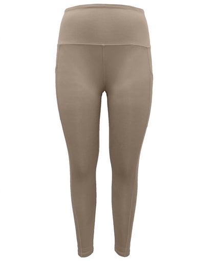 Women's High-waist Side-pocket 7/8 Leggings