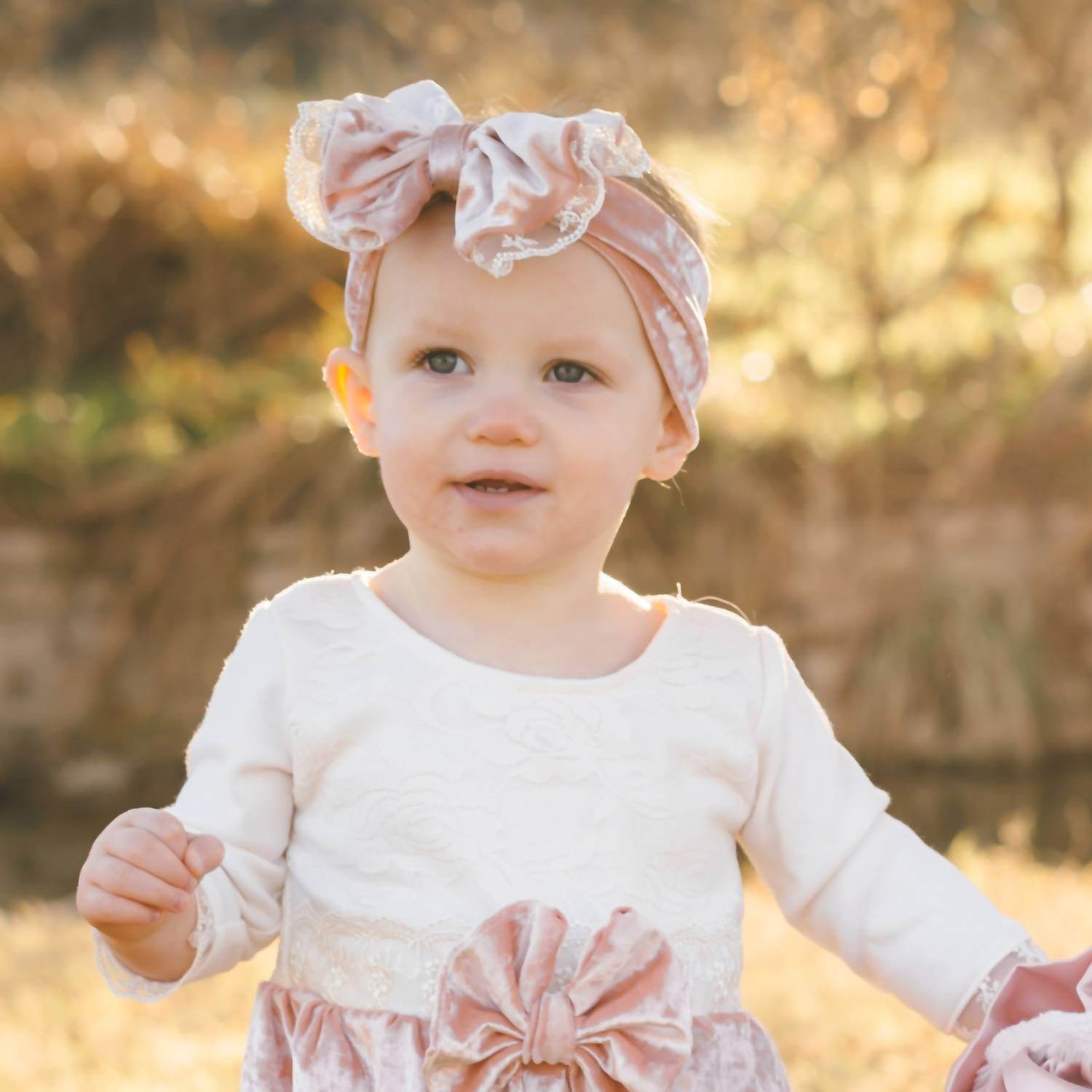 Cuddle Couture - Baby Girls Velvet Headband - Rack Hunt -