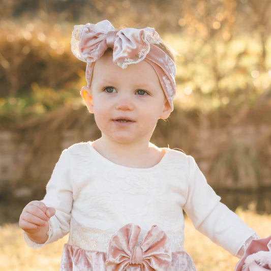 Cuddle Couture - Baby Girls Velvet Headband - Rack Hunt -