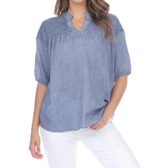Lilia V-neck Top