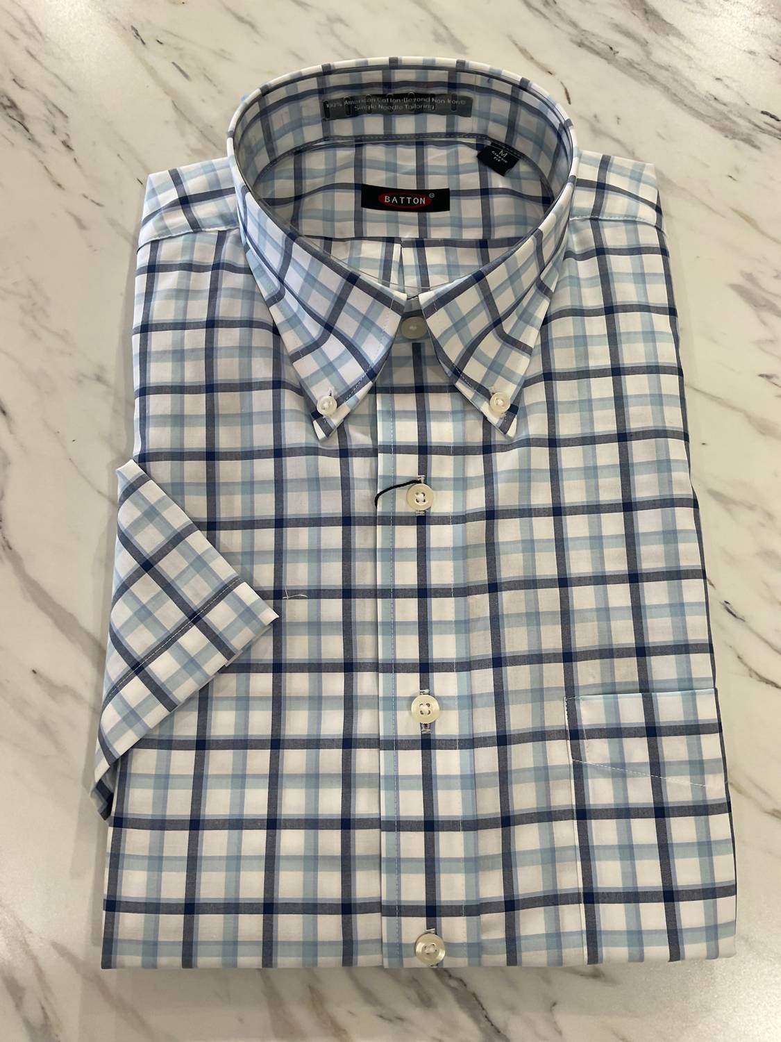 Batton - Men's Peterson Short Sleeve Cotton Shirt - Rack Hunt -