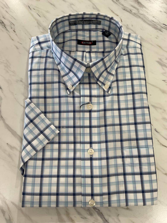 Batton - Men's Peterson Short Sleeve Cotton Shirt - Rack Hunt -