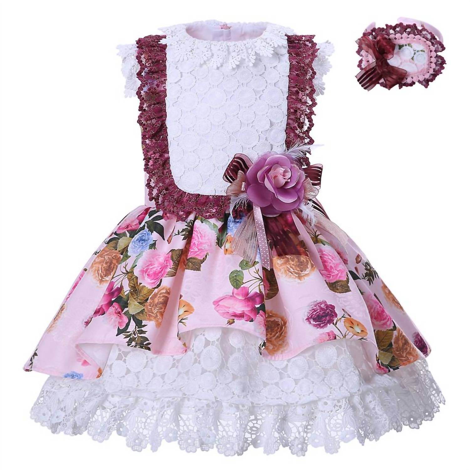 Glam Collections - Kid's Eva Floral Dress - Rack Hunt -