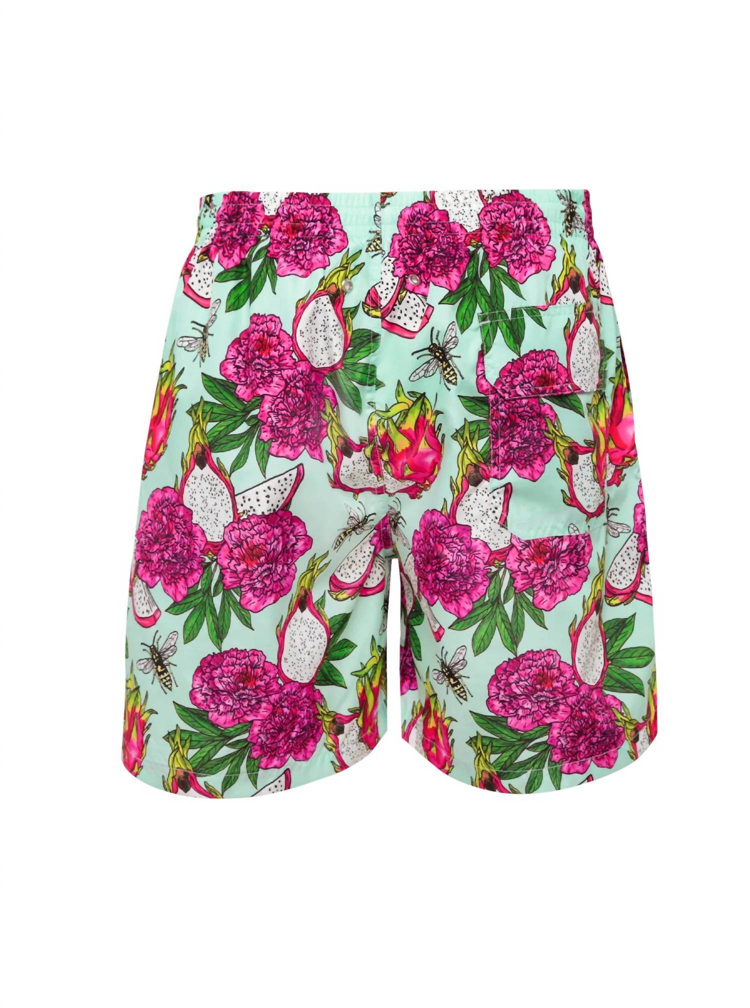 Lia Sahara - Men's Patterned Swim Shorts - Rack Hunt -