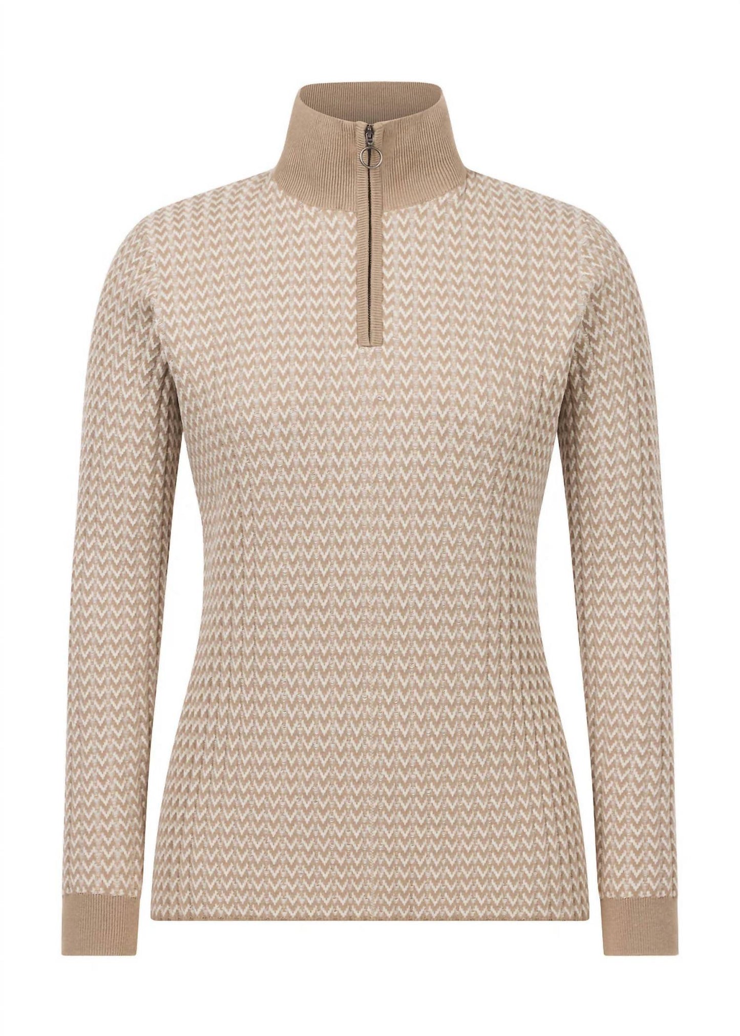 Organic Cotton Herringbone Sweater