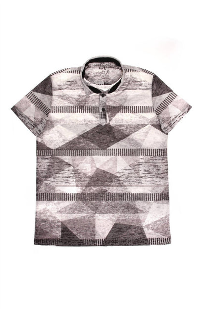 Slim Fit Print Polo Shirt