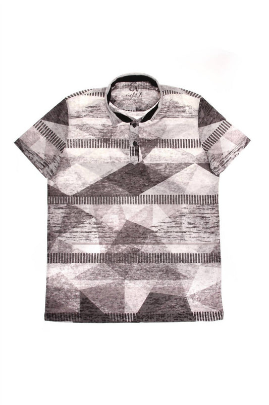 Slim Fit Print Polo Shirt