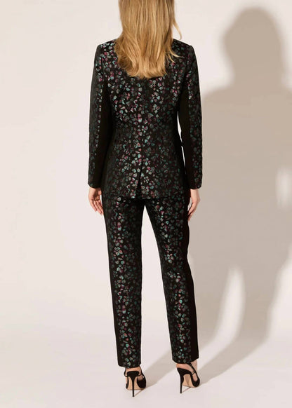 Arbora Jacquard Straight Leg Pants
