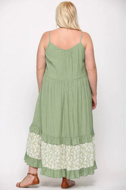 Bluheaven - Maxi Dress W/ Leaf Print - Rack Hunt