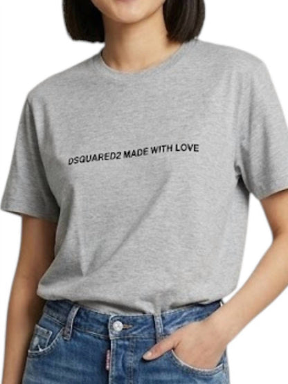 Women's Made With Love Logo Cotton T-shirt