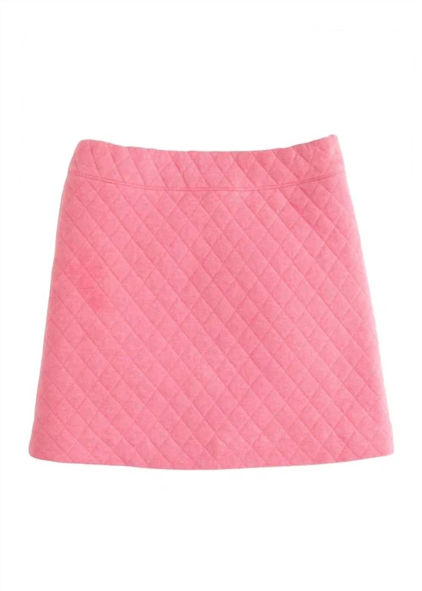 Girl's Quilted Mini Skirt