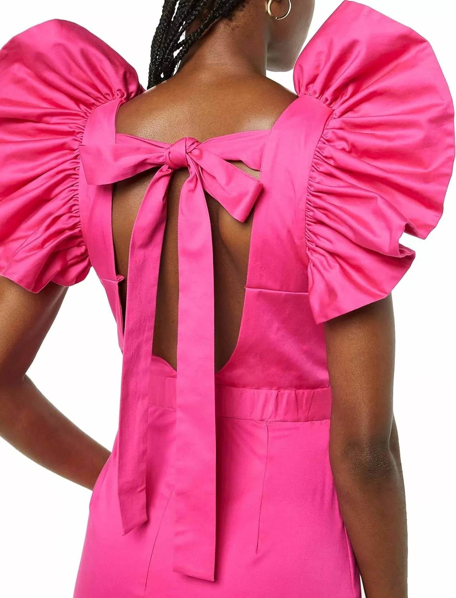 Making the Cut - Ruffle Flounce Midi Dress - Rack Hunt -