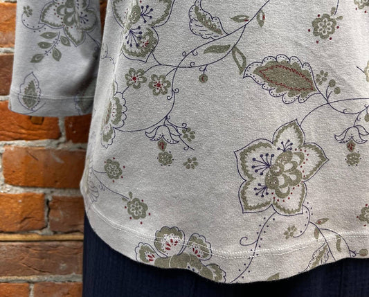 Women's Boatneck 3/4-sleeve Tunic