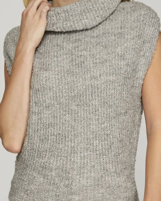 Sleeveless Cowl Neck Top