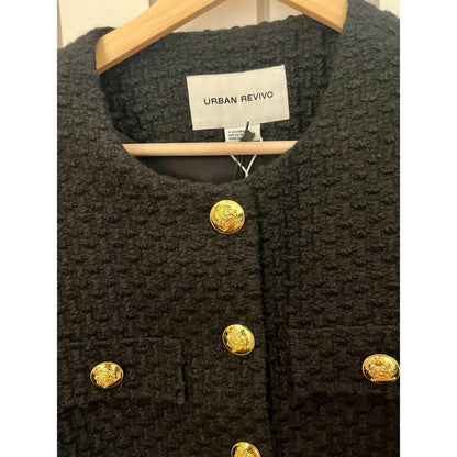 Long Sleeve Tweed Blazer