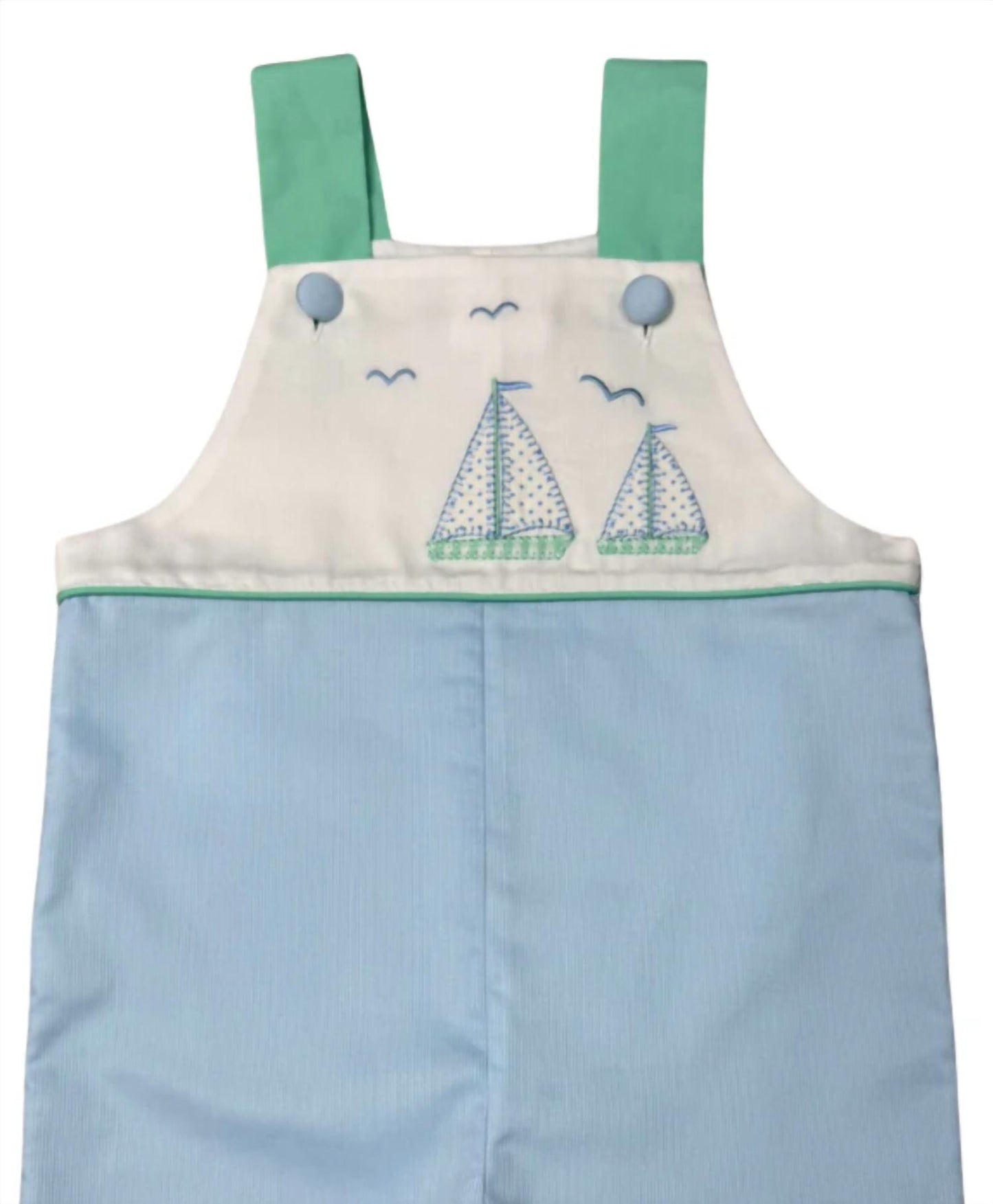 Boy's St John Sailboats Jon Jon Romper