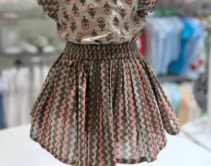 Girl's Little Tiffany Skort Set