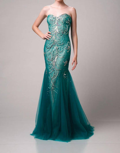 Strapless Maxi Mermaid Dress