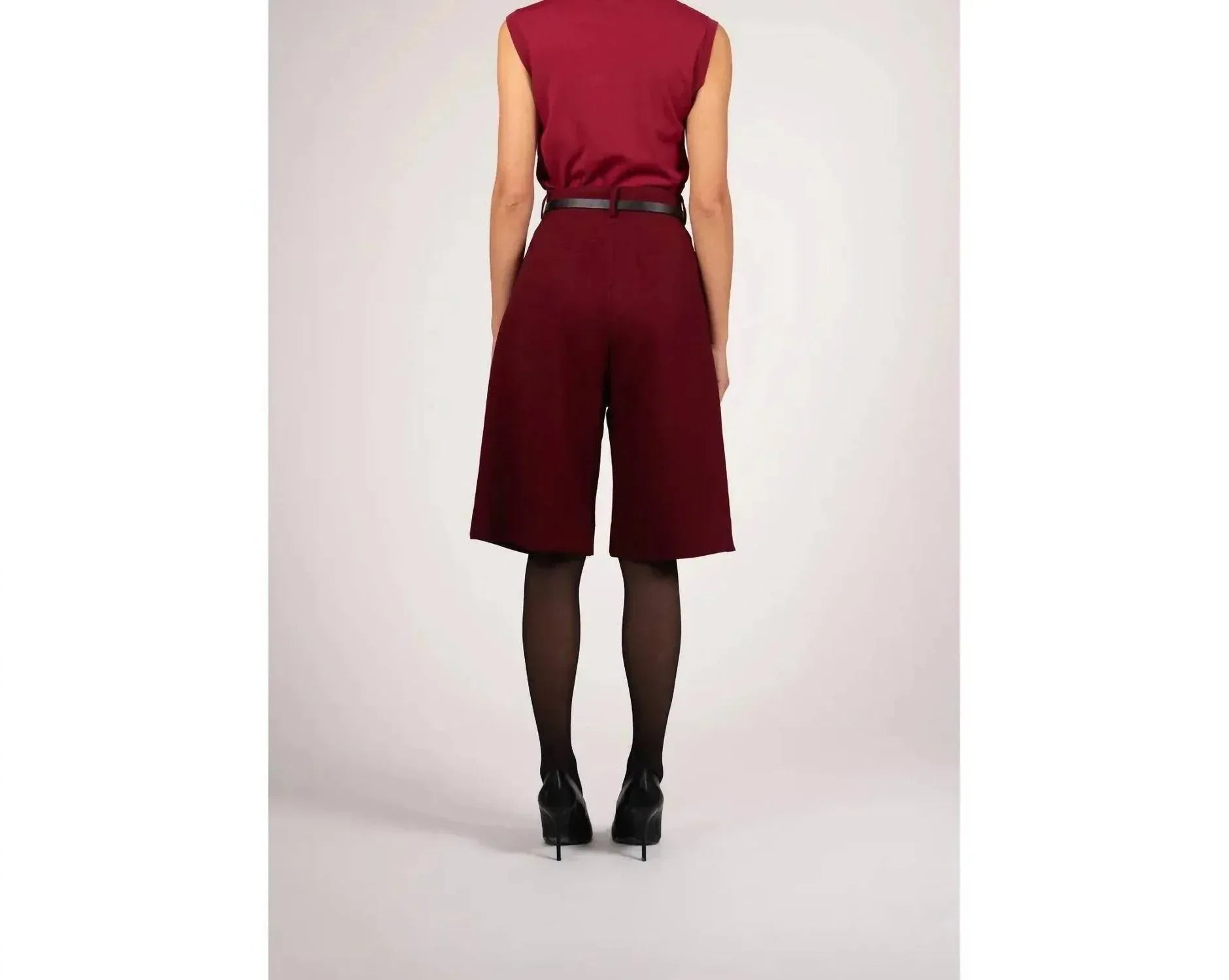 parentezi - Gabriel Faux Wool Culotte Pants - Rack Hunt