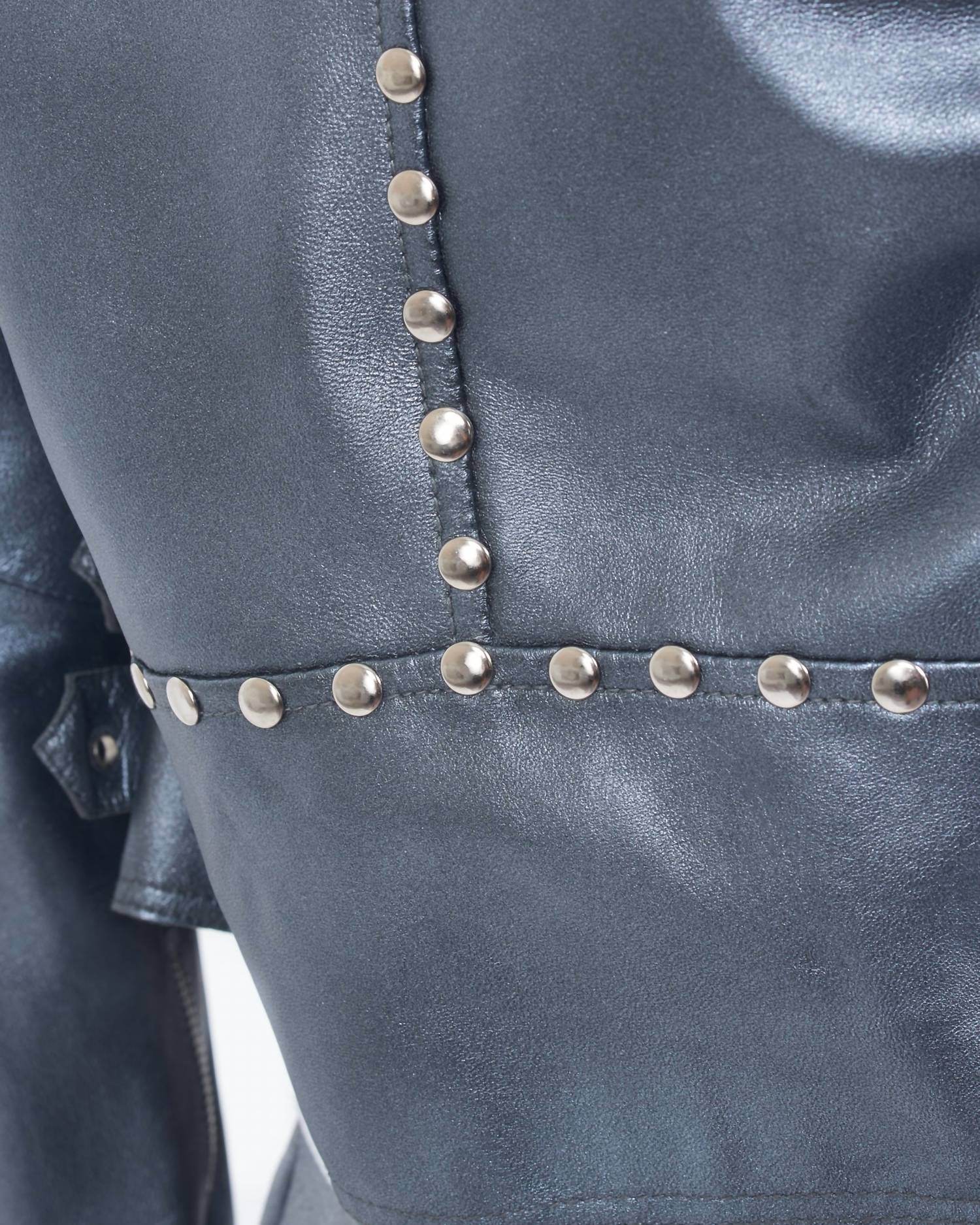 JKT NYC - Harley Metallic Leather Jacket - Rack Hunt