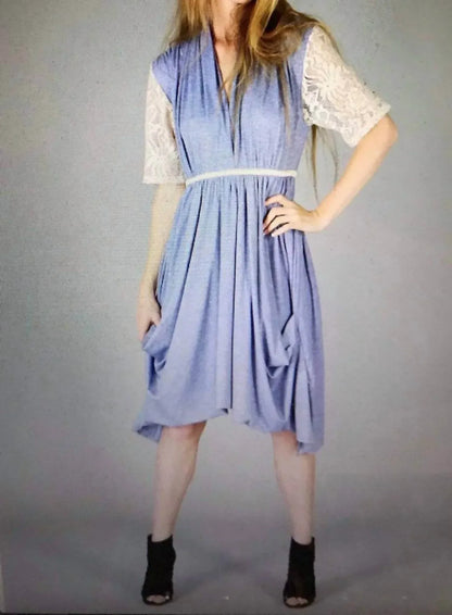 Tough Luv - Lace Sleeve Goddess Pocket Dress - Rack Hunt