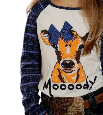 Moody Raglan Sleeve Tee