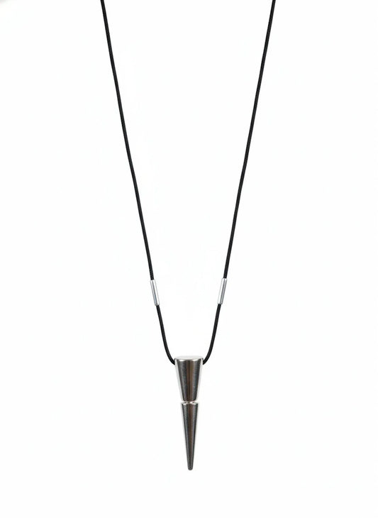 Ben-Amun - Women's Rosal Cord Necklace With 2-piece Dripped Triangle Pendant - Rack Hunt