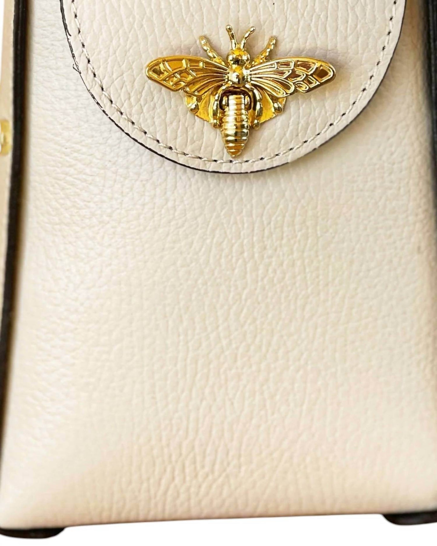 Jijou Capri - Women's Bumblebee Leather Cellphone Case Bag - Rack Hunt -