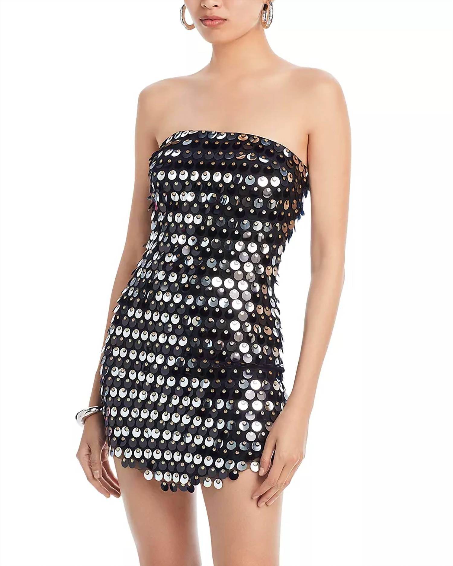 THE NEW ARRIVALS - Giza Paillette Mini Tube Dress - Rack Hunt -