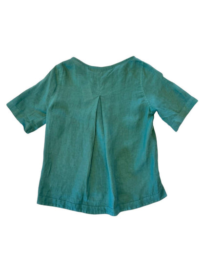 Women's Short Sleeve Linen Top