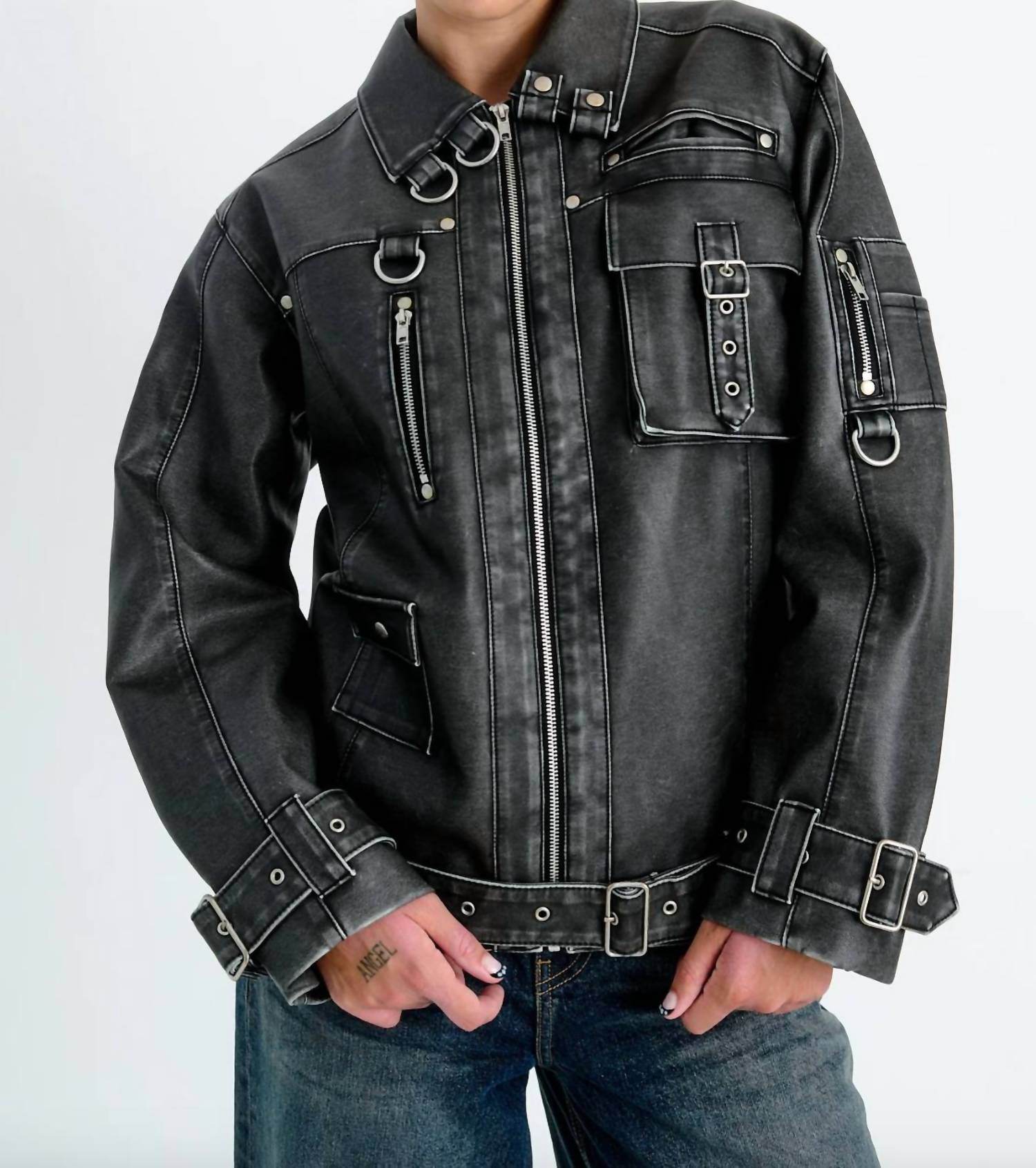 The Ragged Priest - Ace Faux Leather Jacket - Rack Hunt -