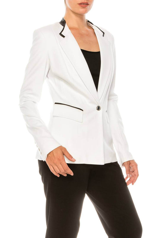 Peter Nygard - Long Sleeve Button Front Blazer - Rack Hunt -