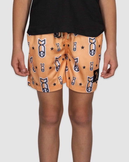 Boys Youth Stay Humble Drop Bombs Diamond Air Mesh Shorts